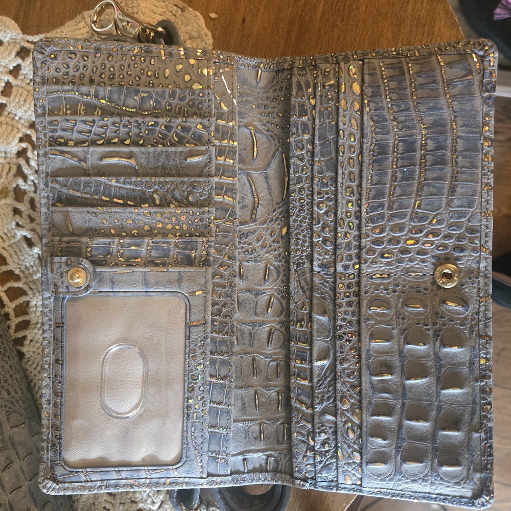 Brahmin Large Duxbury Regal Mini Melbourne Satchel + Matching Ady Wallet Set - Picture 3 of 8